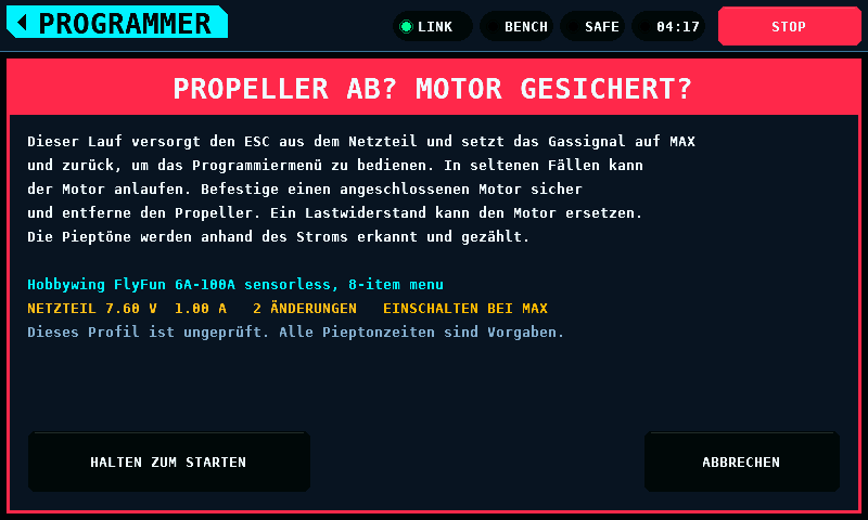 Die Warnung