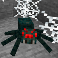 Cave Spiders drop cobwebs