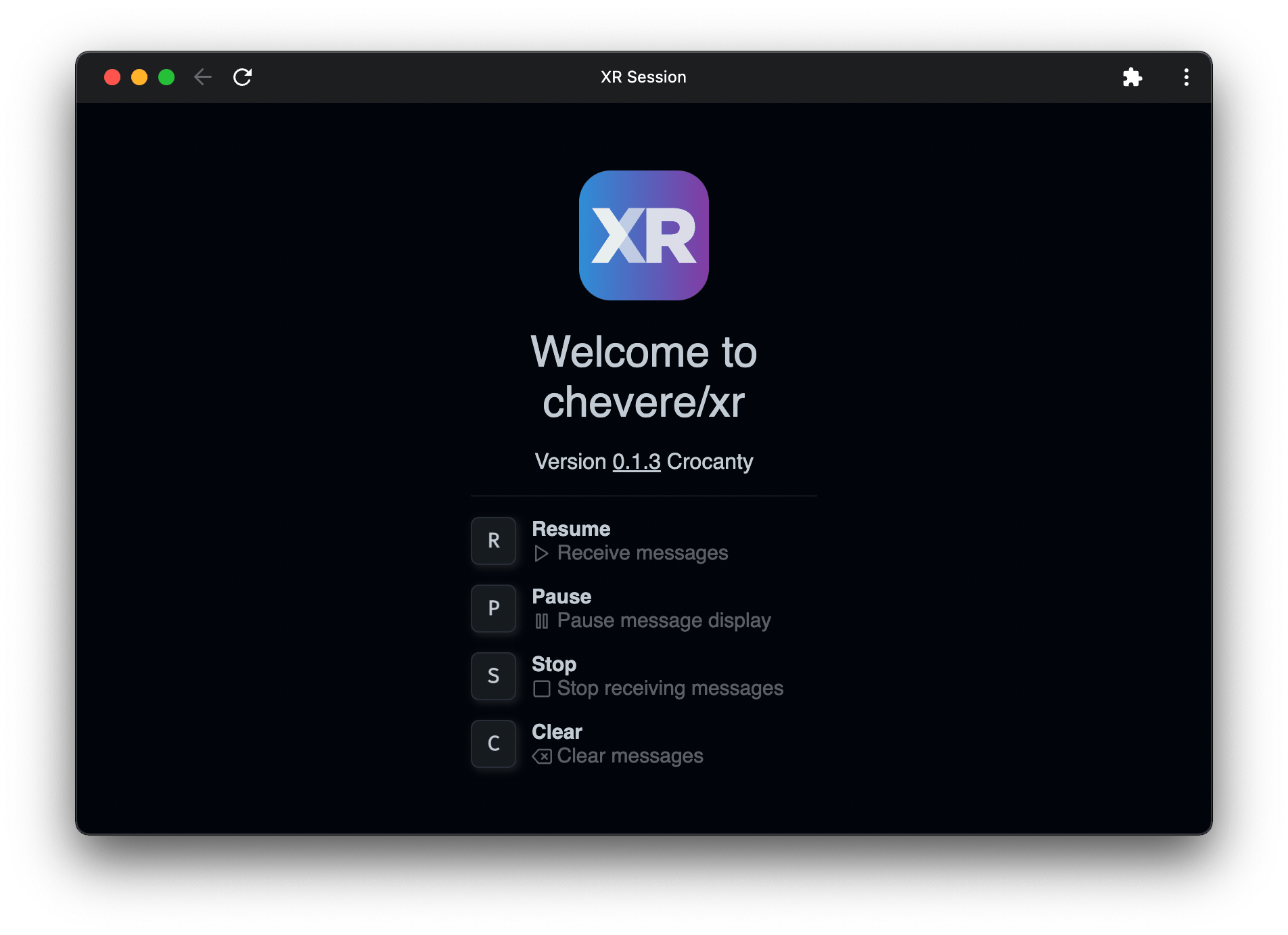 xr-0.1.3-dark-welcome.png