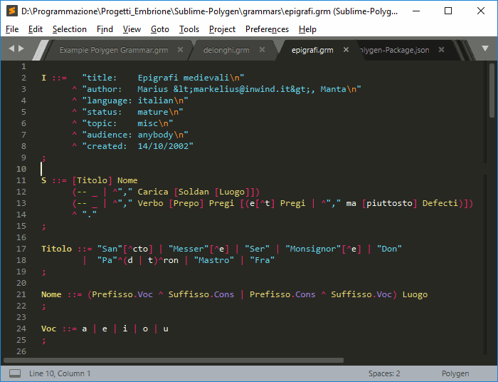 Preview of Polygen build systems Build Systems