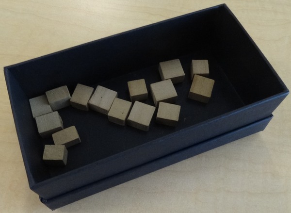 Box with cubes