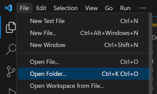 Open Folder