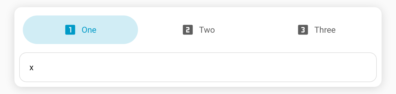 Justified tabs