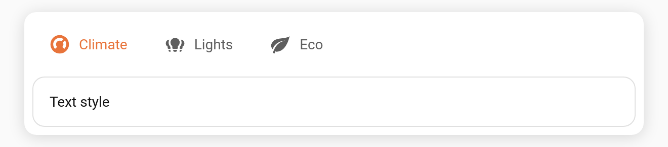 Text style