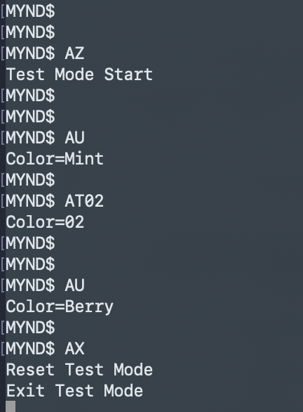 Read, write color example