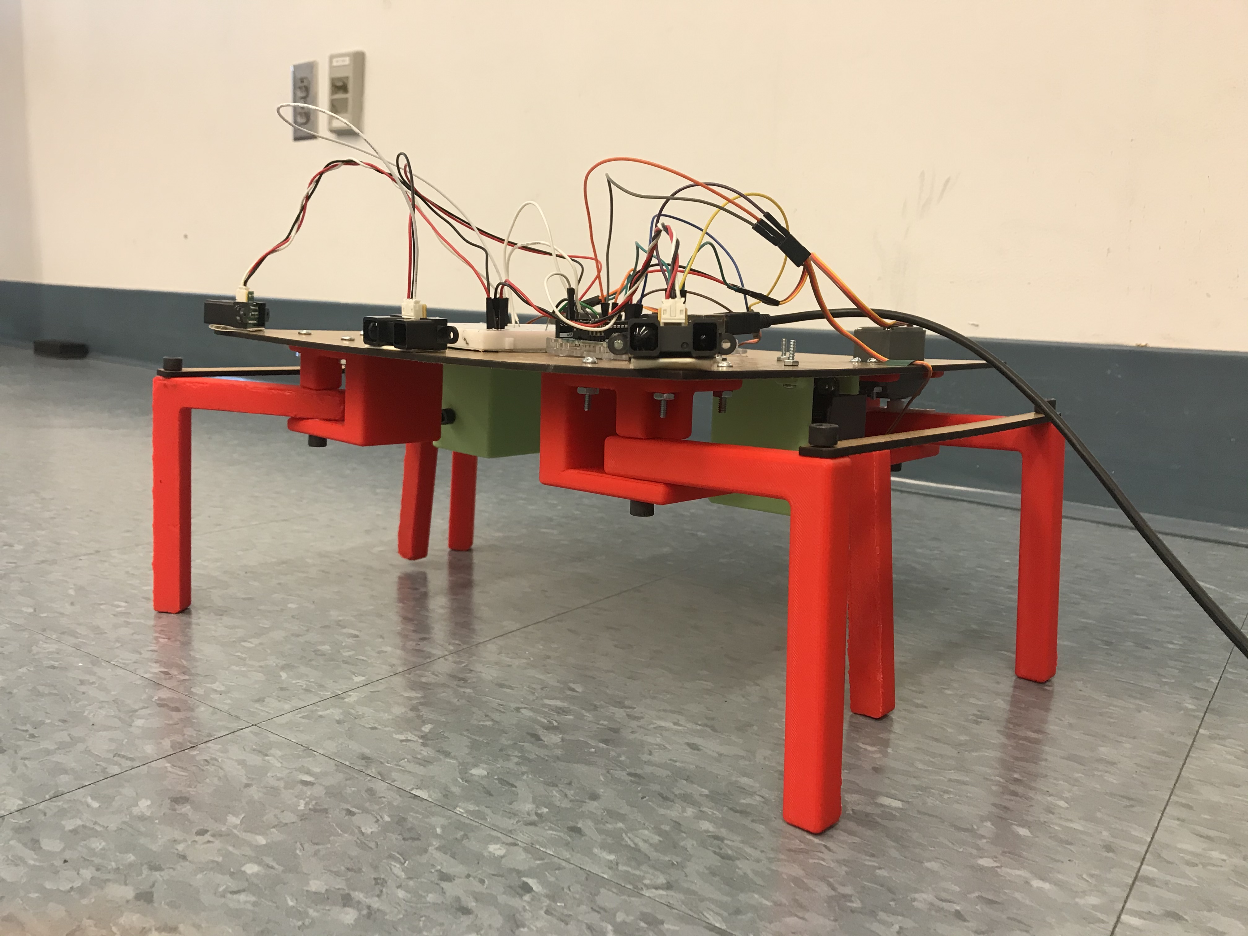 robot presented at review 2