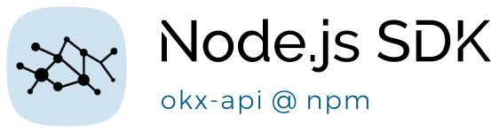 okx okex SDK for nodejs rest & websockets api