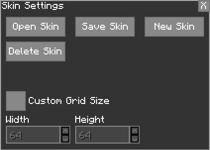 Image: Skin Settins Popup