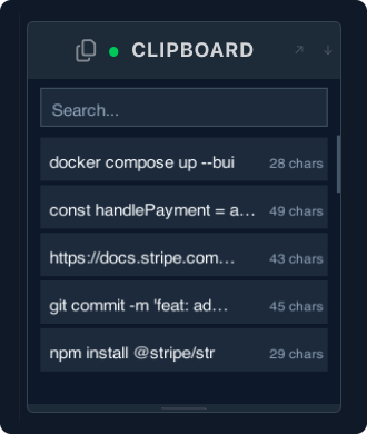 Clipboard plugin