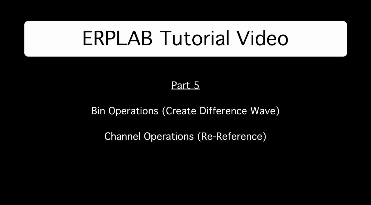 video tutorial 5