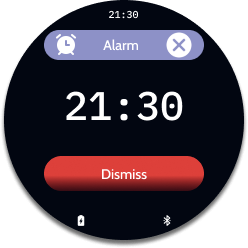 Alarm Pop-Up 
Screen
