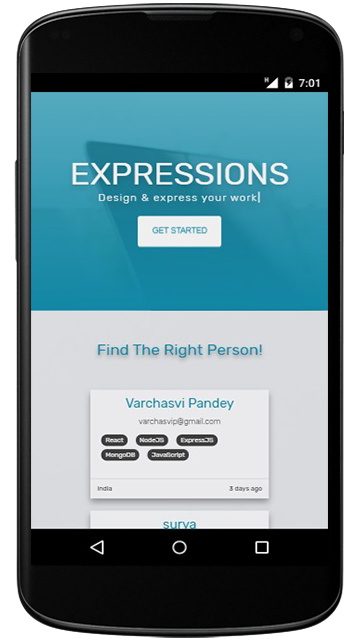 Expressions Mobile App