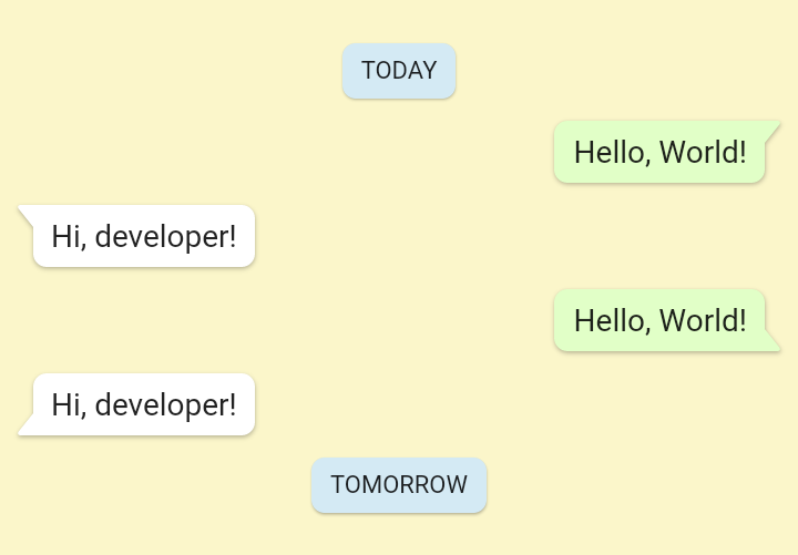 Flutter Chat Design Widget Like Whatsapp