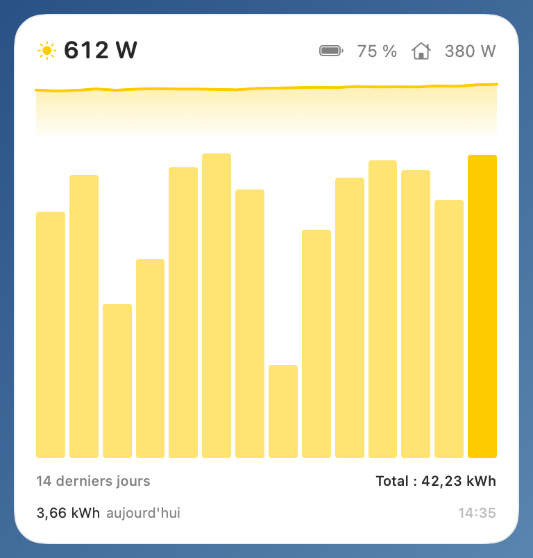 Large widget