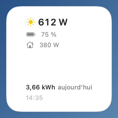 Small widget