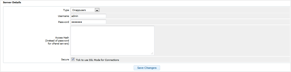 Adding server