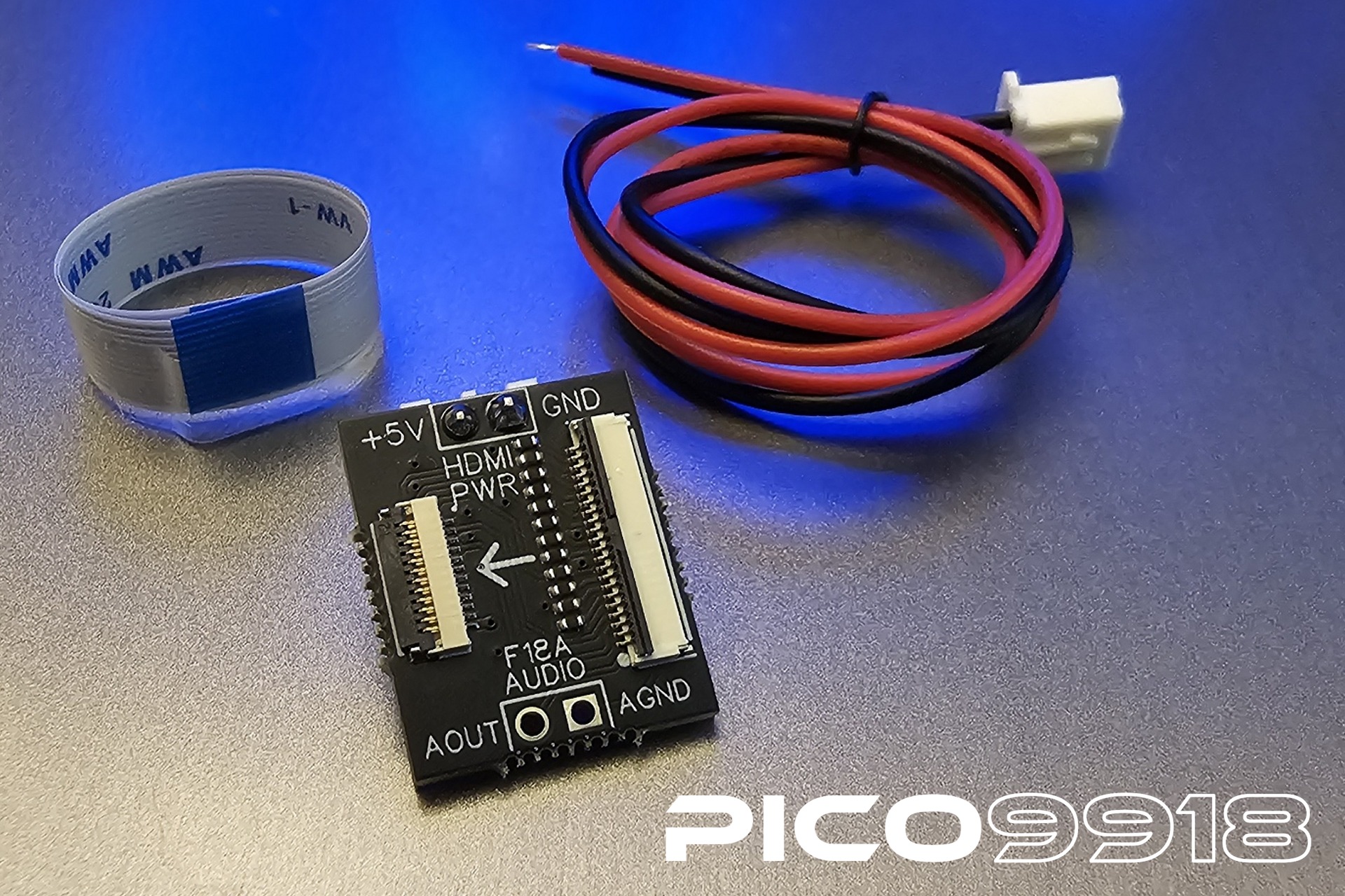 F18A to PICO9918 dongle adapter kit