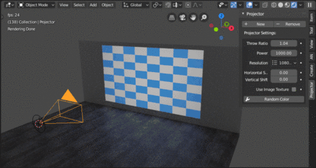 Blender Projectors Add-on | Image Textures & Resolution.gif