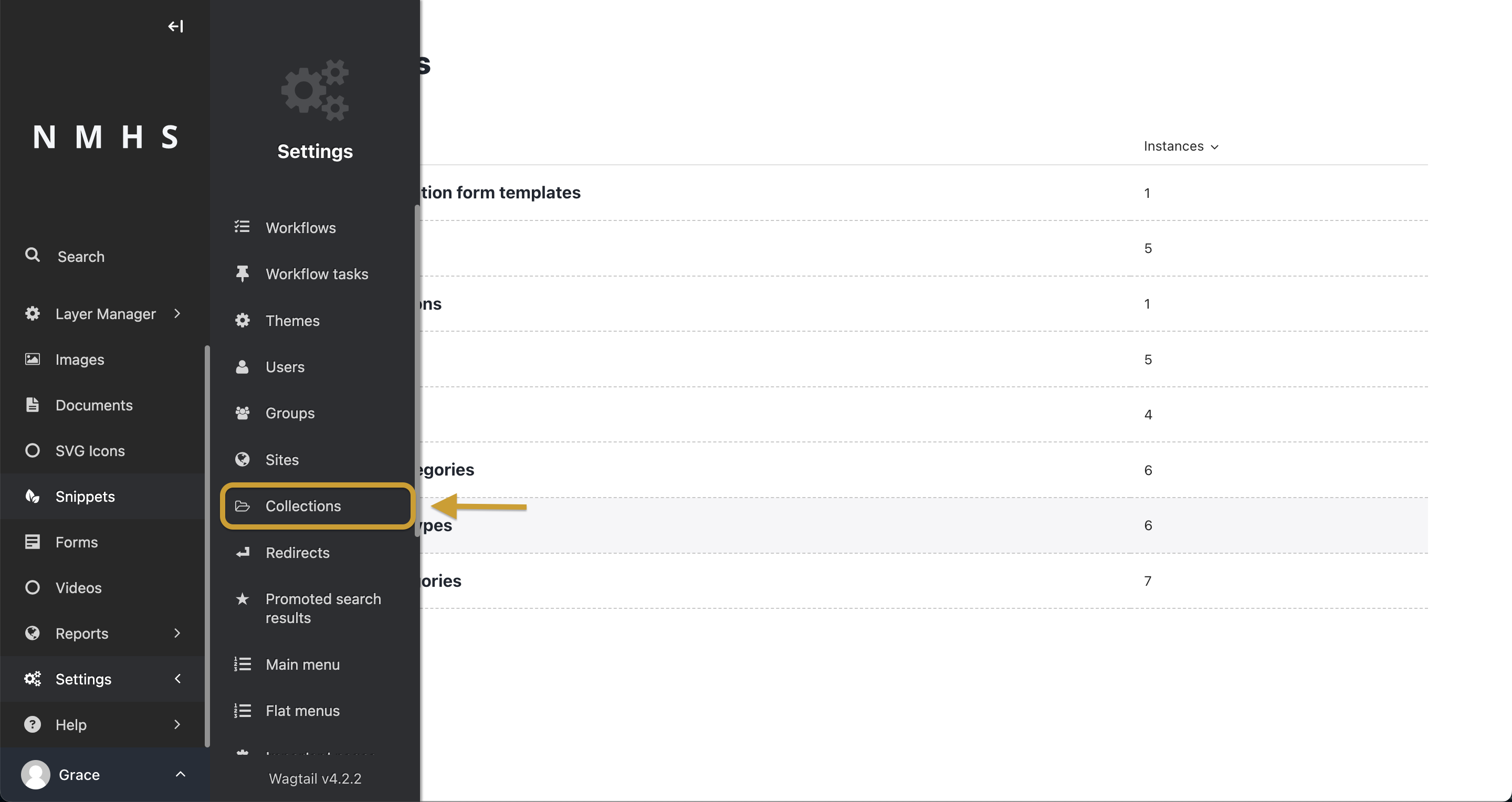 Collections Explorer