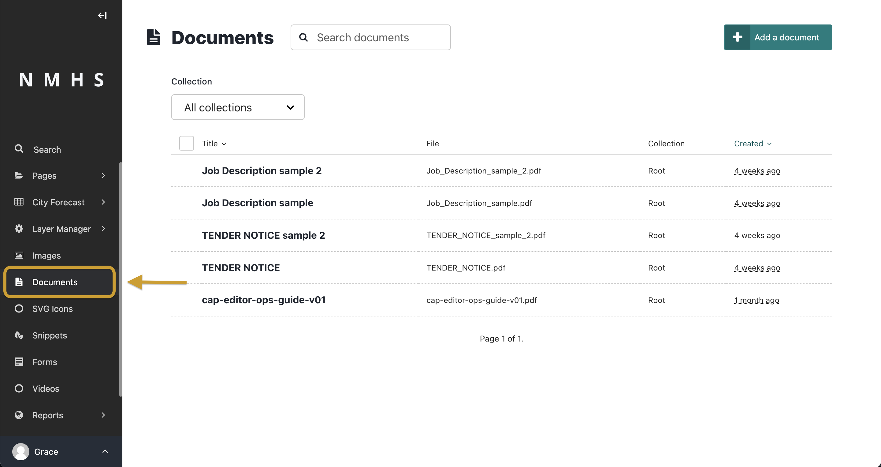 Manage Documents