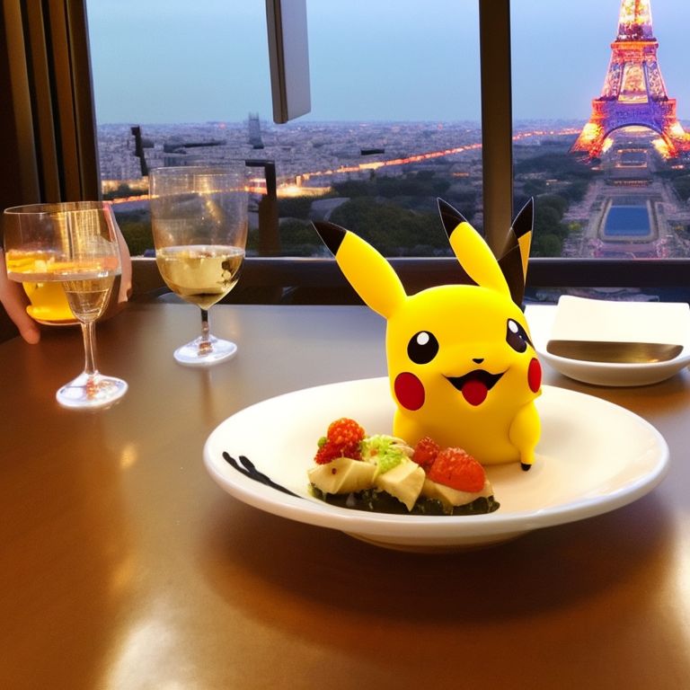 Pikachu in Paris