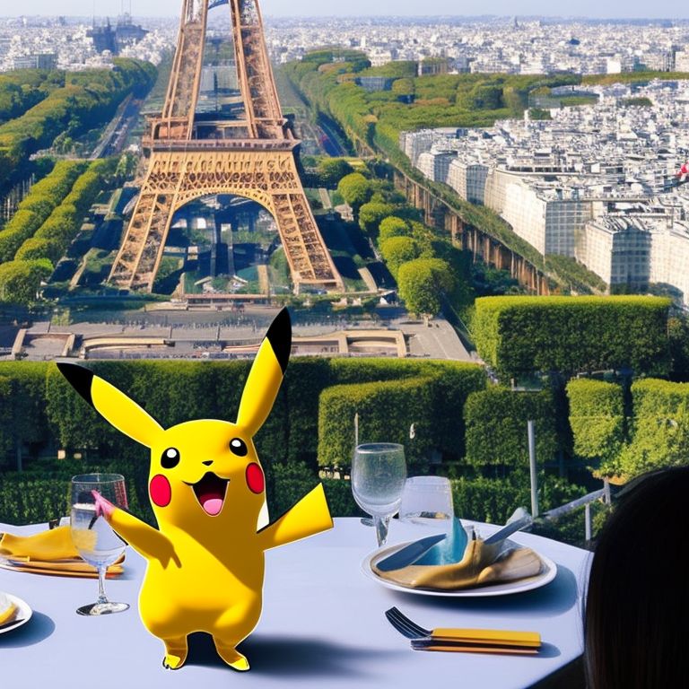 Pikachu in Paris