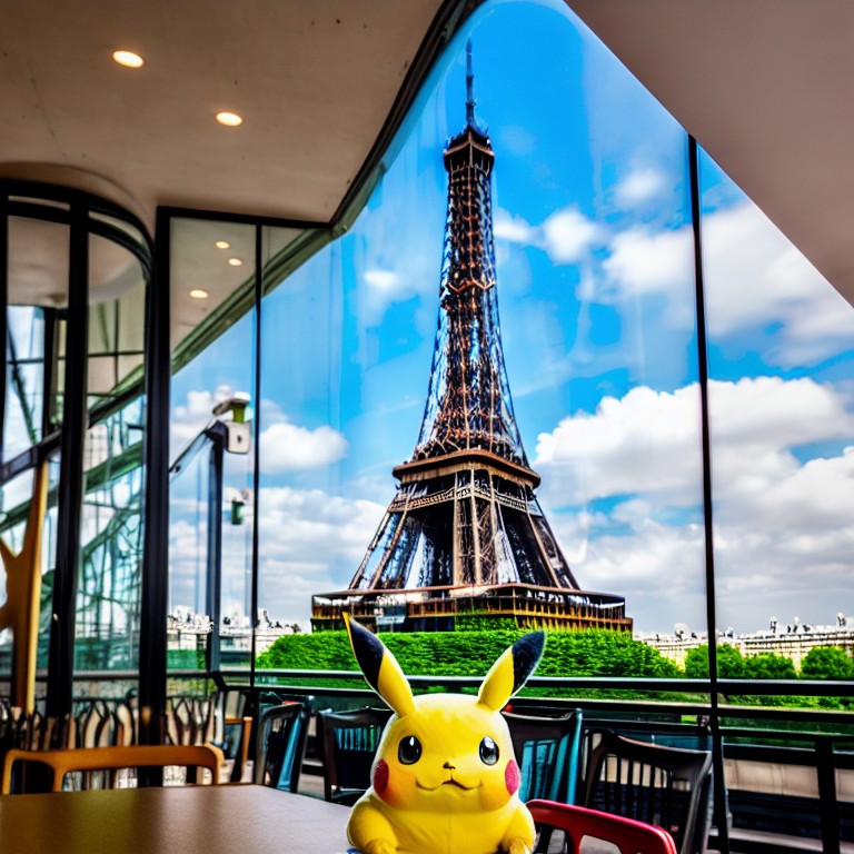 Pikachu in Paris