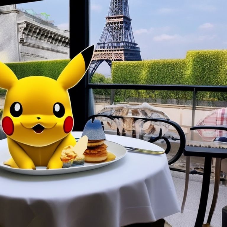 Pikachu in Paris