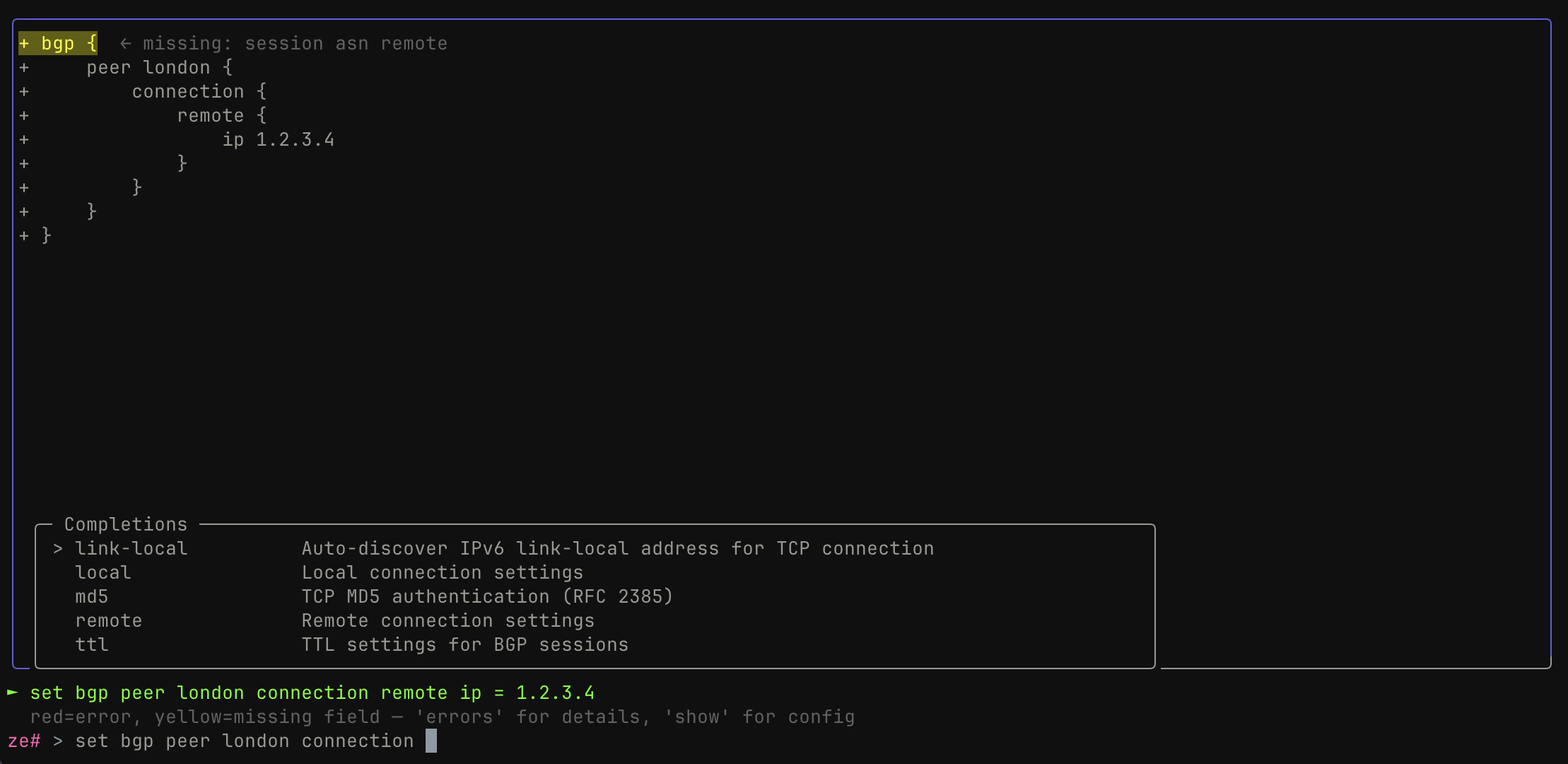 Ze CLI