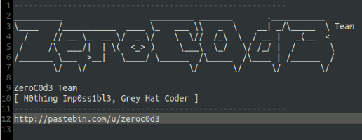ZeroC0D3 Team
