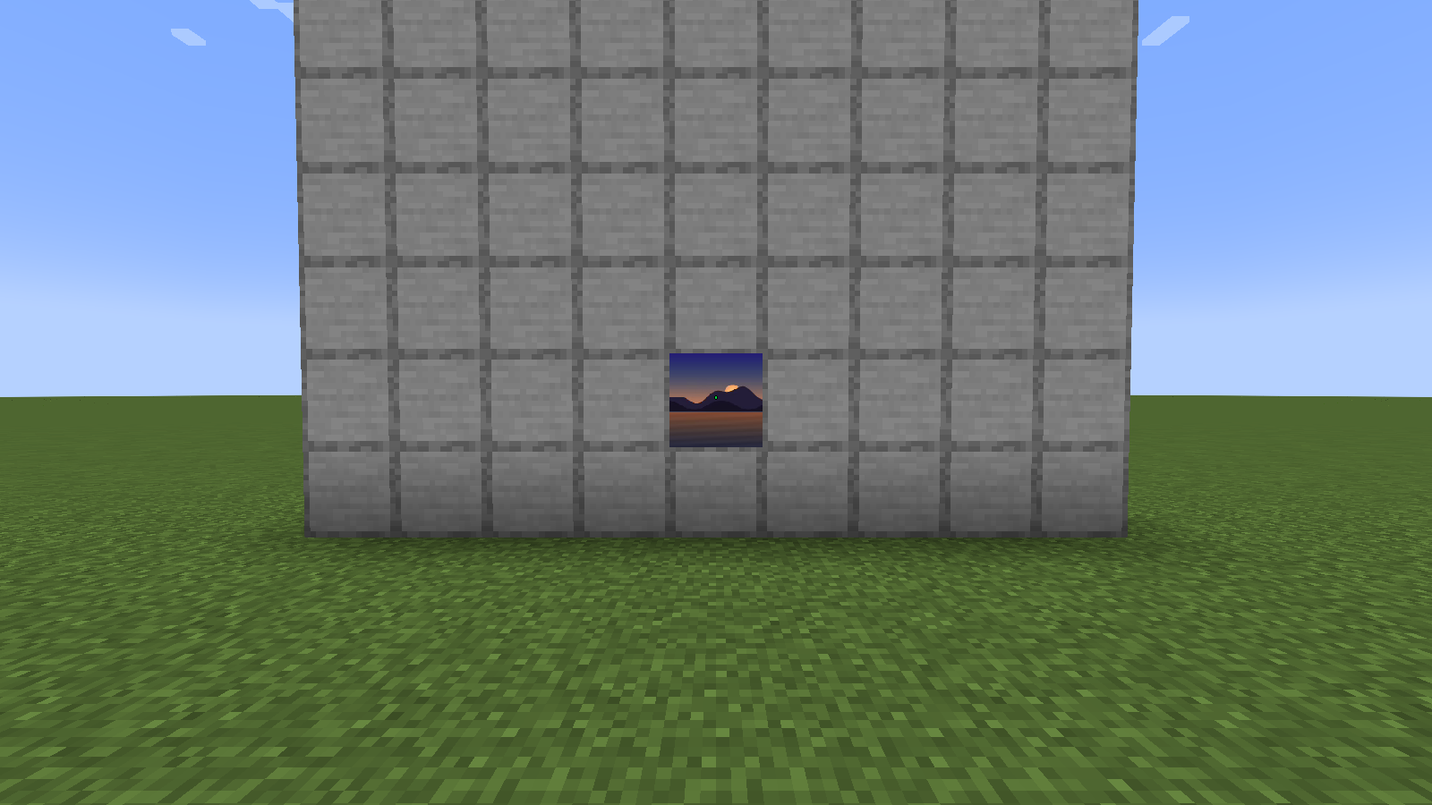 Full color mode on a framed map