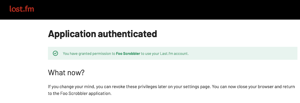 Authorization Complete