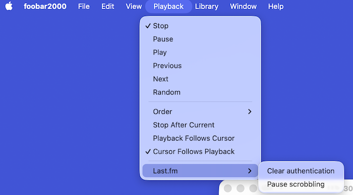 Post-Authentication Menu Options