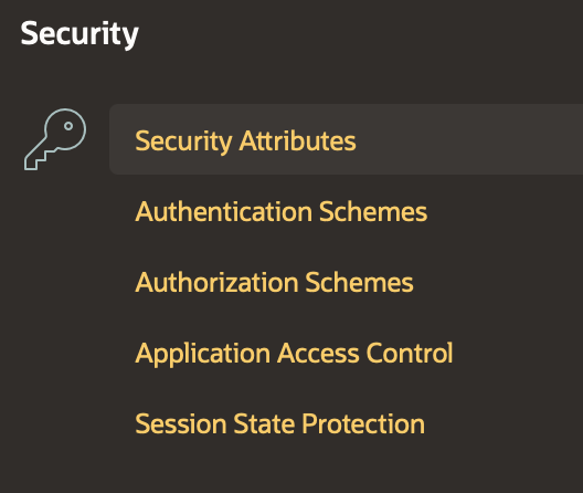 Security Attributes