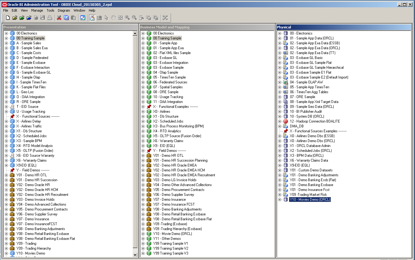 BI Administration Tool