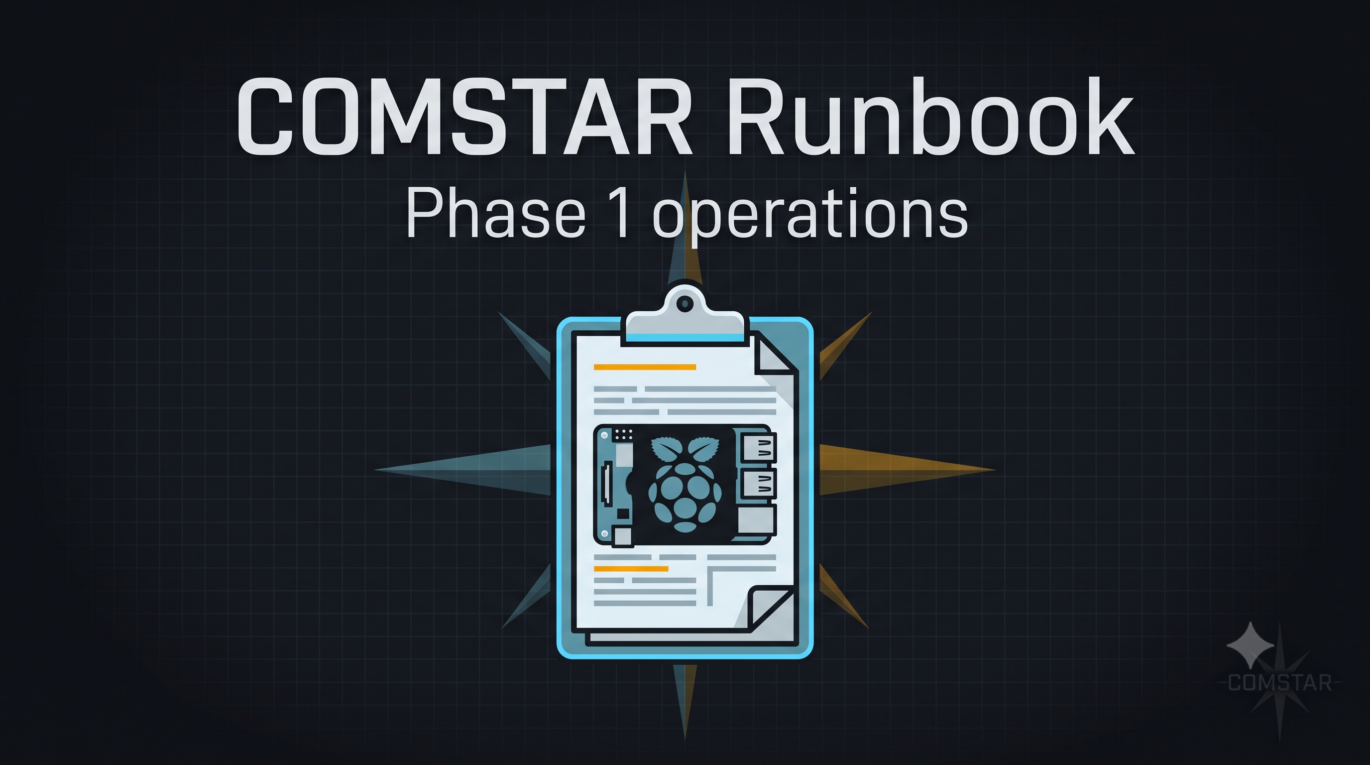Operator runbook cover